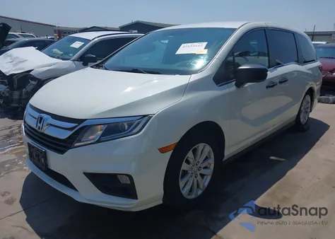 2019 Honda Odyssey Lx z USA, uszkodzony, nr VIN 5FNRL6H26KB108537